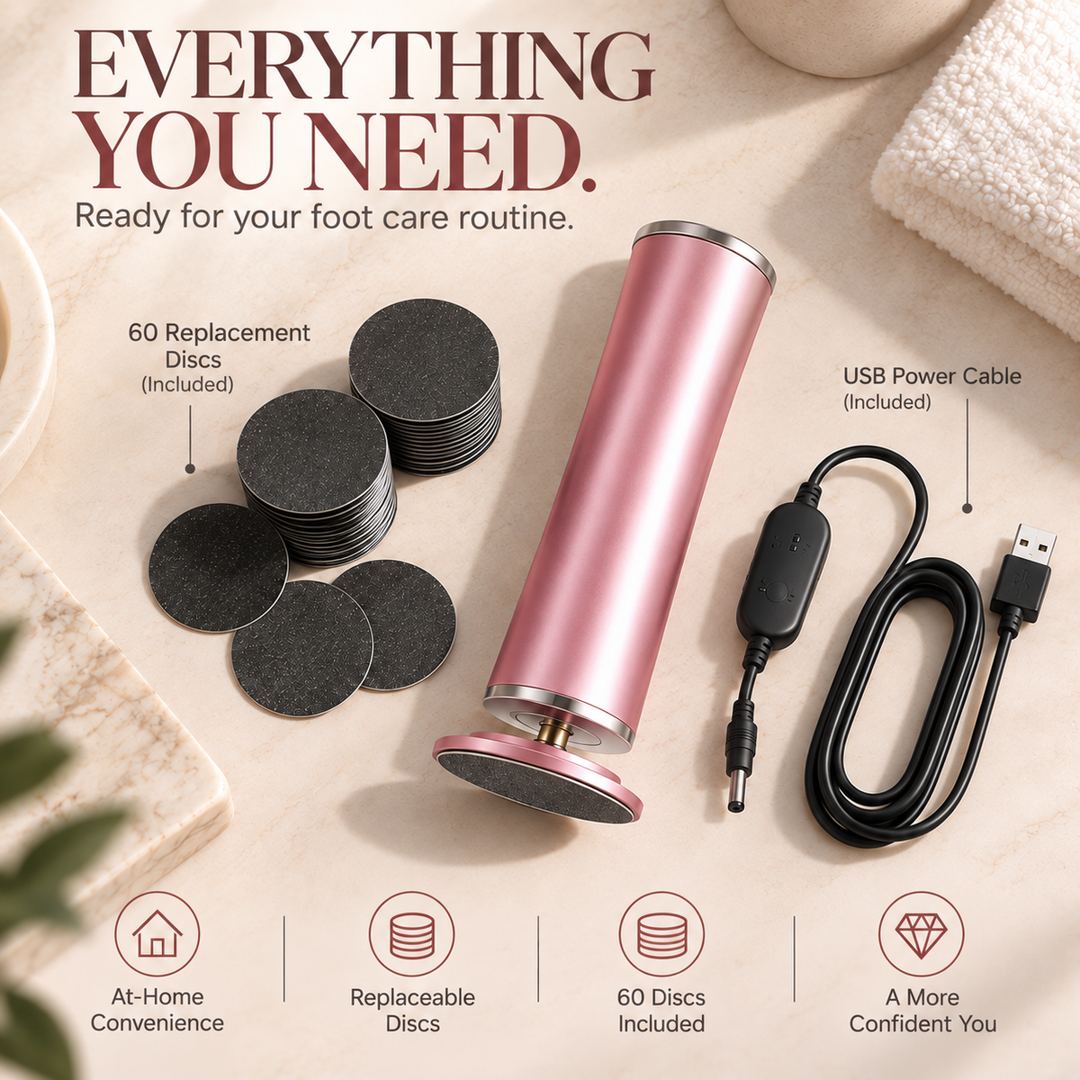 SoleGlide™ — Smooth Feet, No Salon