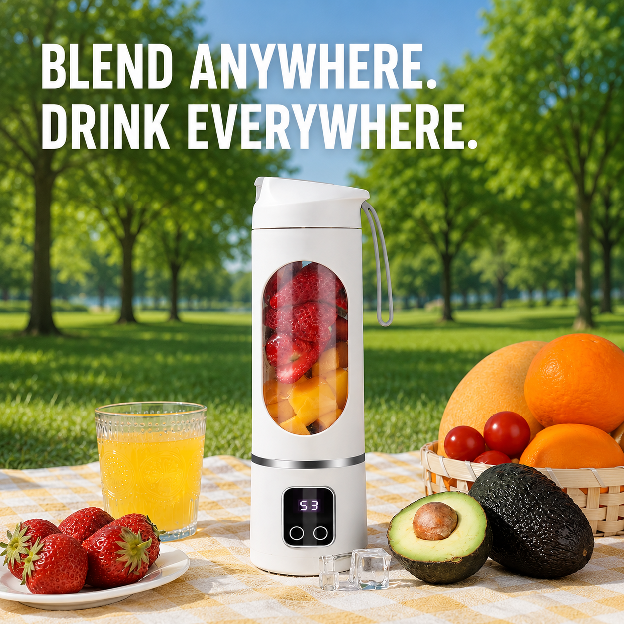 BlendGo™ Portable Blender — Fresh Smoothies Anywhere