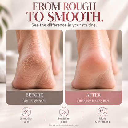 SoleGlide™ — Smooth Feet, No Salon