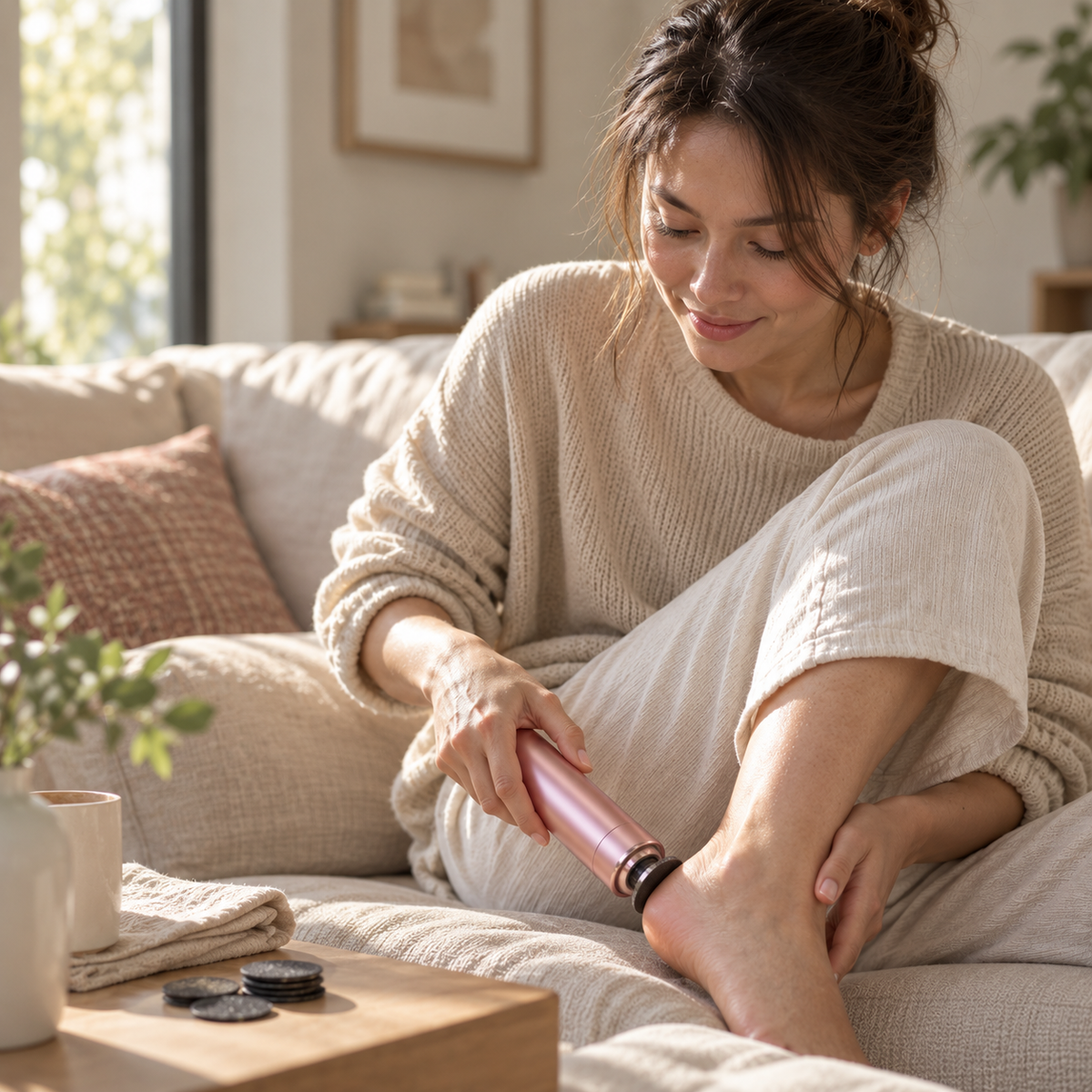 SoleGlide™ — Smooth Feet, No Salon